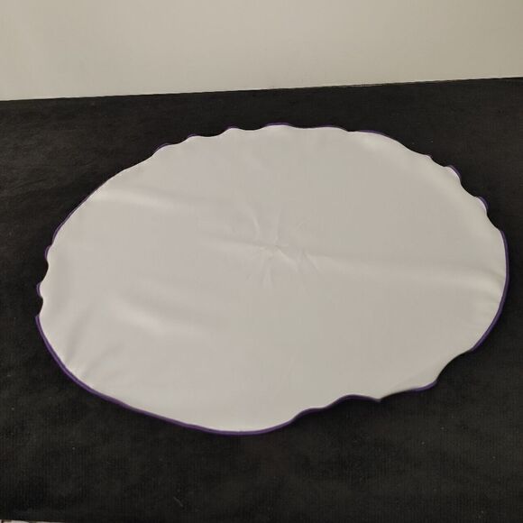 MEN'S ROUND HANKY POCKET SQUARE. - Picture 3 of 3